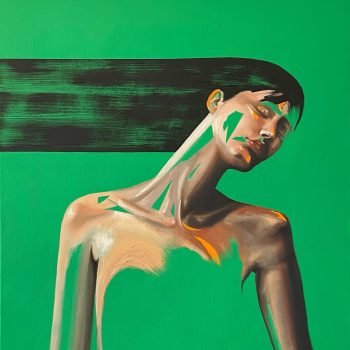 Deena Elkareemy , flake , Acrylic and oil on canvas 50x70 , 10000